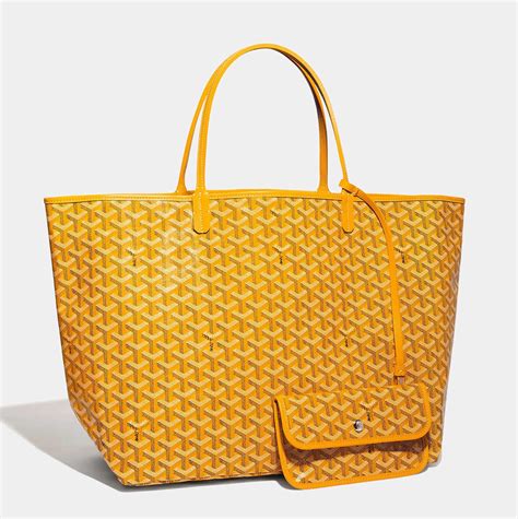 goyard st louis tote inside dirty